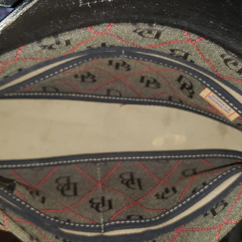 💘🖤💘 2 PC DOONEY & BOURKE SIGNATURE MONOGRAM CANVAS LEATHER PURSE WALLET SET - Picture 11 of 16